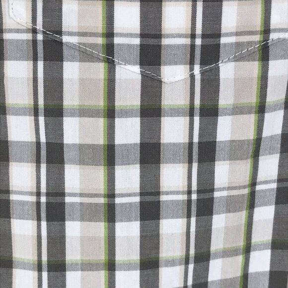 Eddie Bauer Classic Fit Button Down Shirt Men's Large Plaid 100% Cotton Casual - Picture 6 of 12